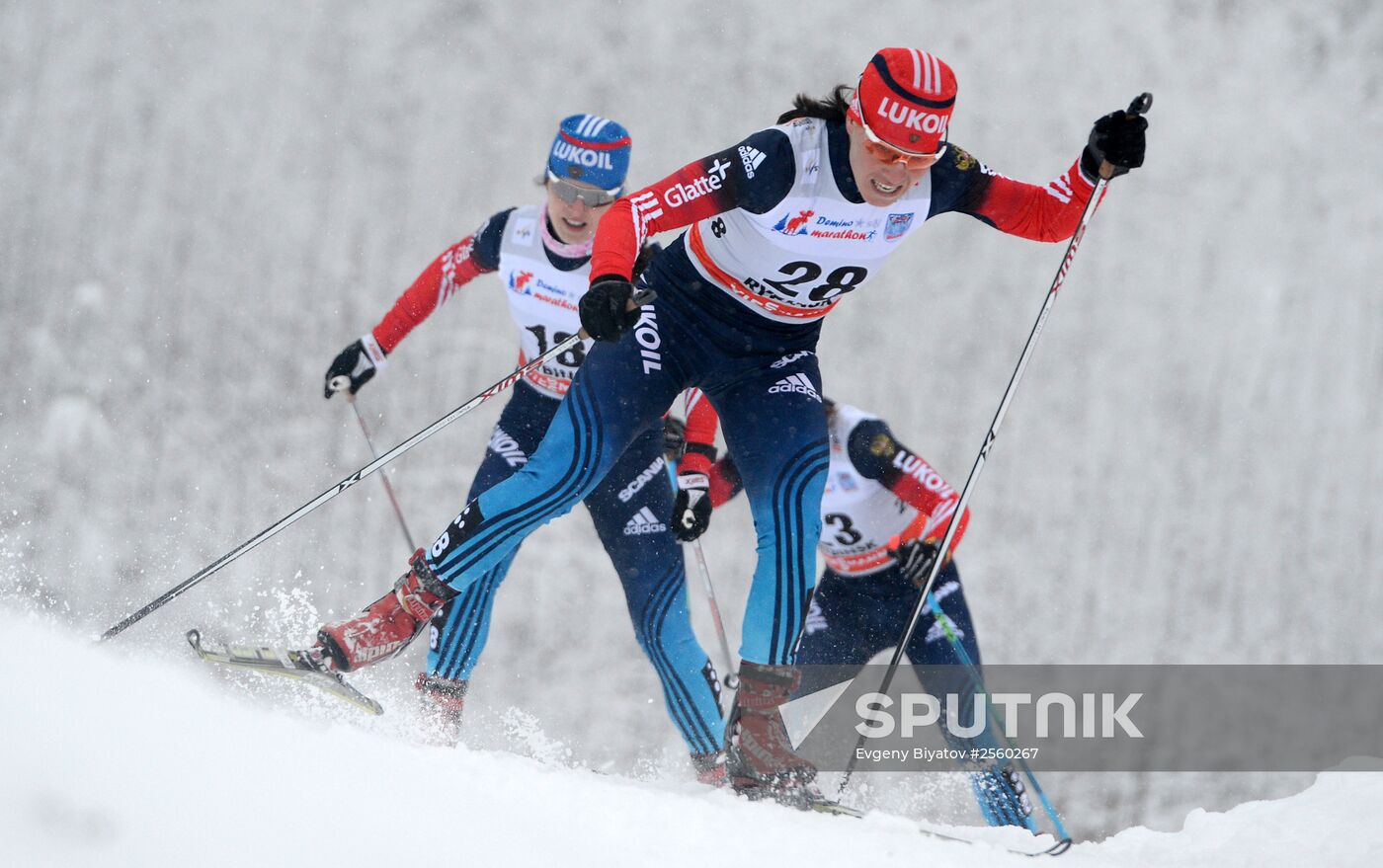 FIS World Cup. Cross Country Skiing. Women's sprint