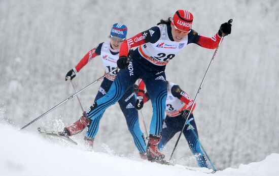 FIS World Cup. Cross Country Skiing. Women's sprint