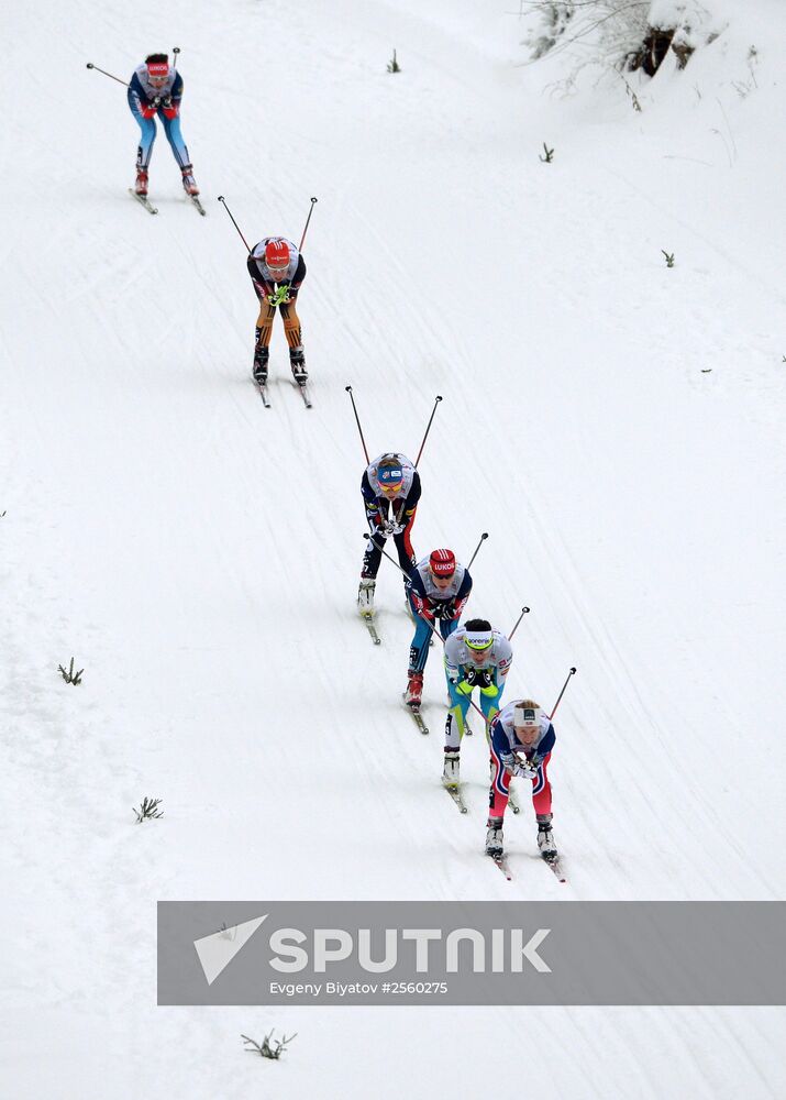 FIS World Cup. Cross Country Skiing. Women's sprint