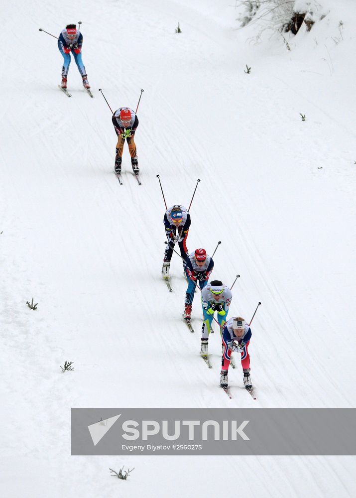 FIS World Cup. Cross Country Skiing. Women's sprint