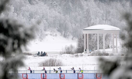 FIS World Cup. Cross Country Skiing. Women's sprint