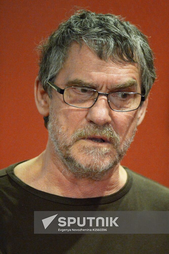 Rehearsal of Krzysztof Zanussi's comedy play One Hell of a Family