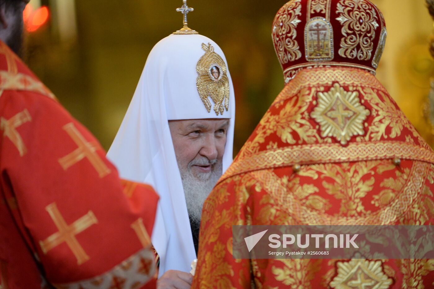 Patriarch of Moscow and All Russia Kirill leads St. Tatiana's Day service in Christ the Savior Cathedral