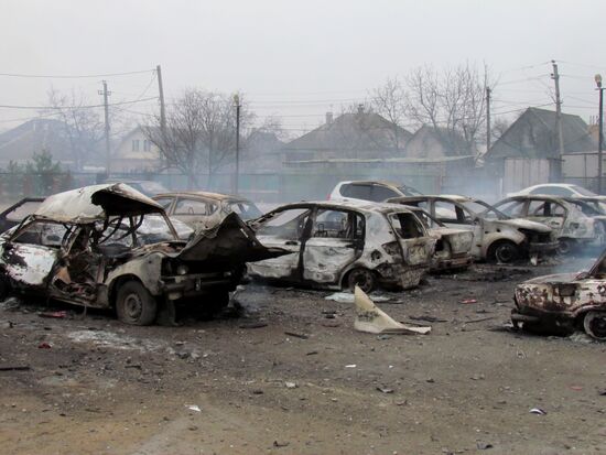 Mariupol after shelling