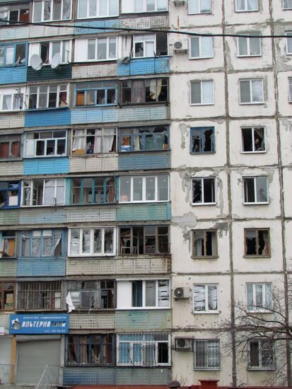 Mariupol after shelling