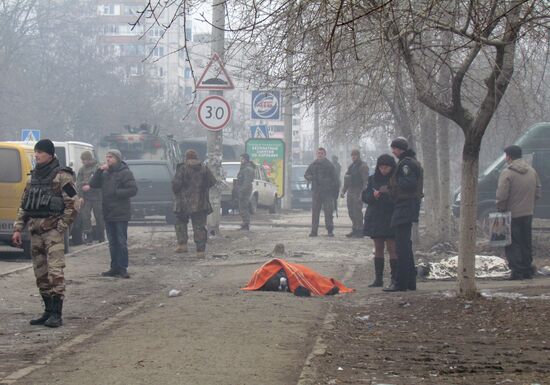 Mariupol after shelling