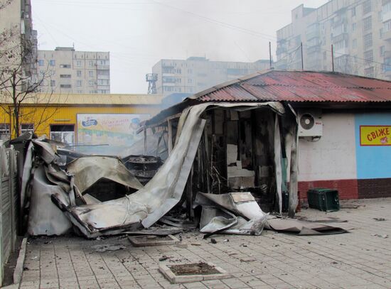 Mariupol after shelling