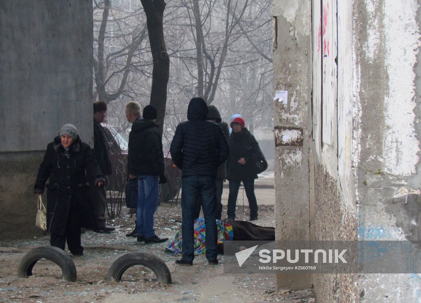 Mariupol after shelling