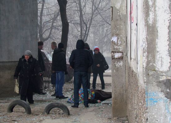 Mariupol after shelling