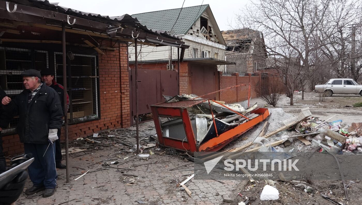 Mariupol after shelling