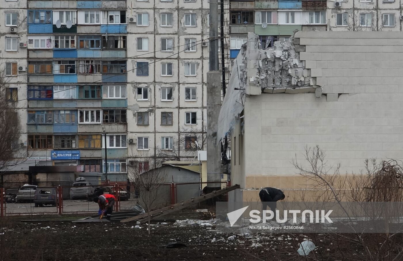 Mariupol after shelling
