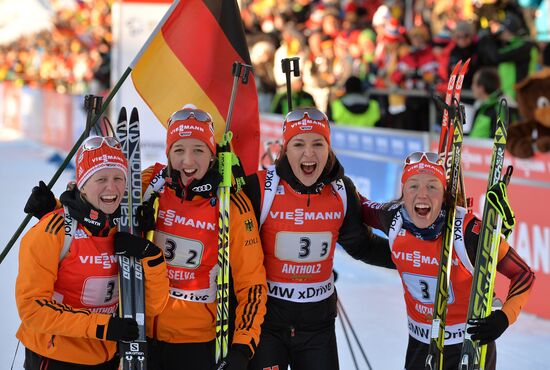 2014–15 Biathlon World Cup – World Cup 6. Women's relay
