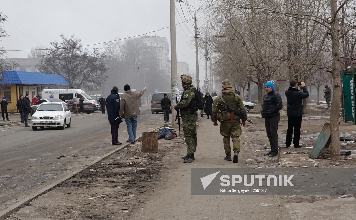 Mariupol after shelling