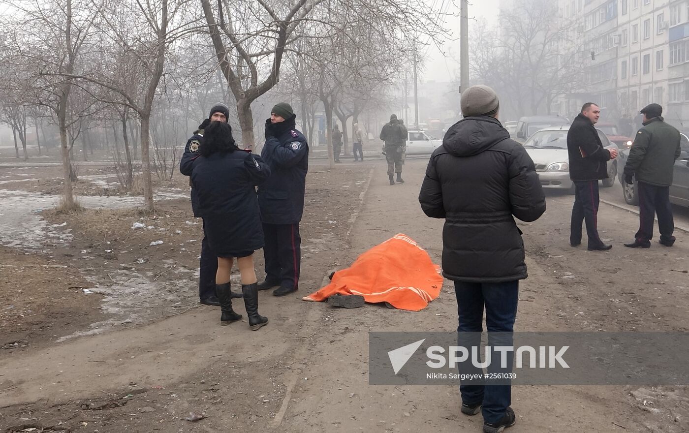 Mariupol after shelling