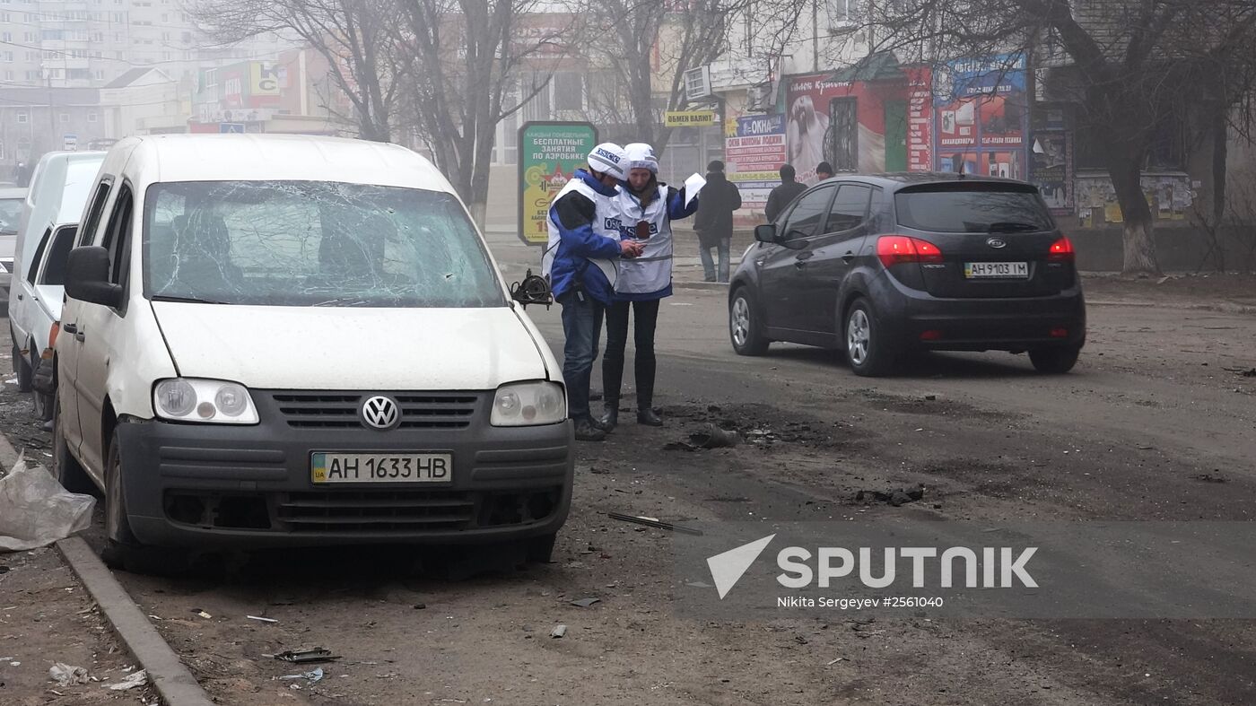 Mariupol after shelling