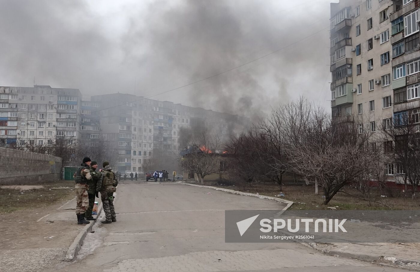 Mariupol after shelling