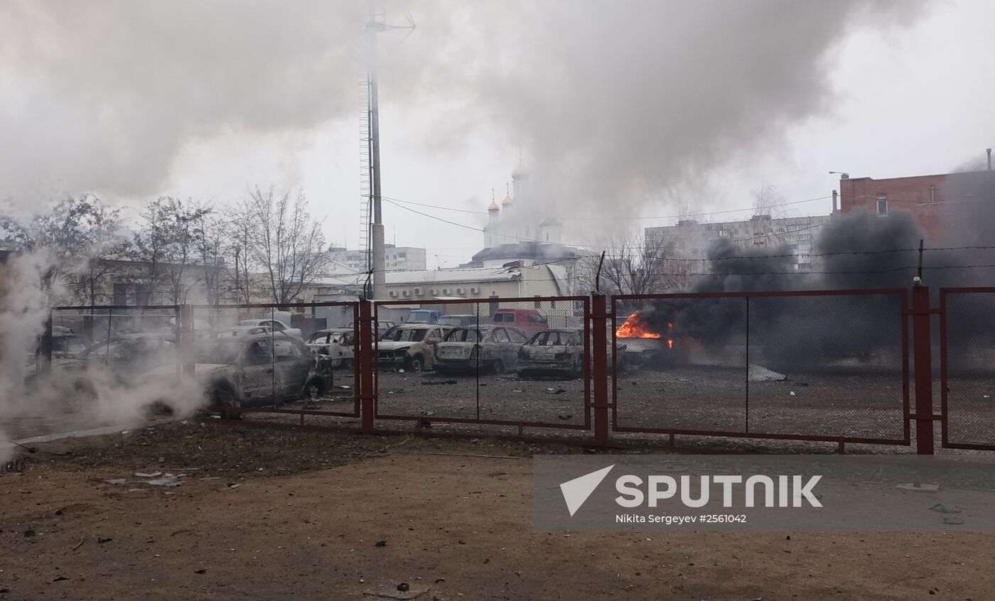 Mariupol after shelling