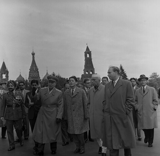 Jawaharlal Nehru visits Soviet Union