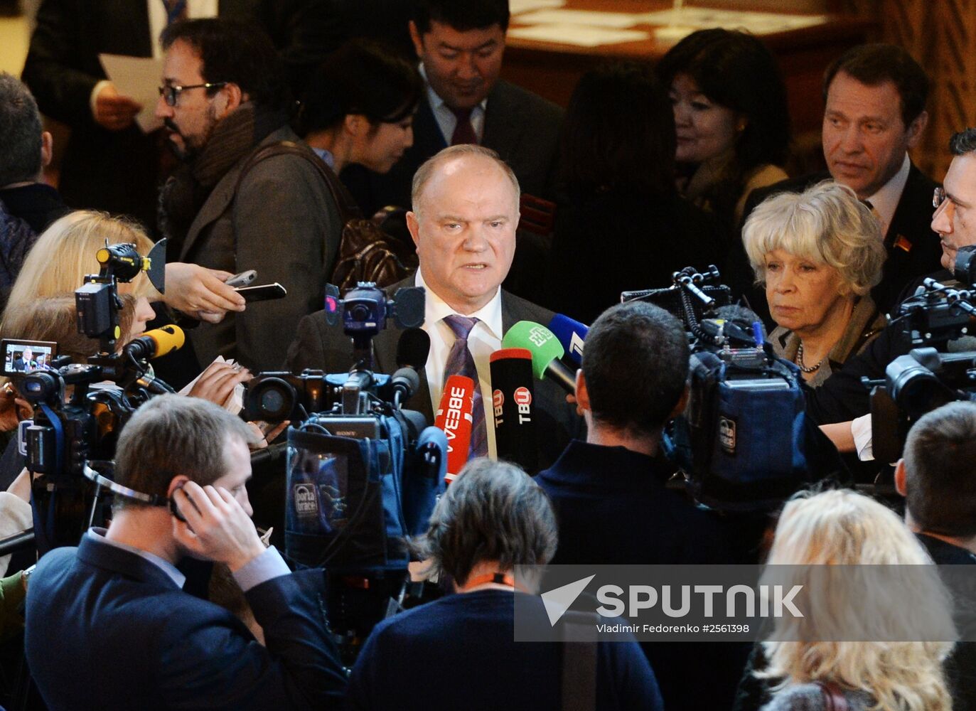 State Duma Speaker Sergei Naryshkin during PACE session