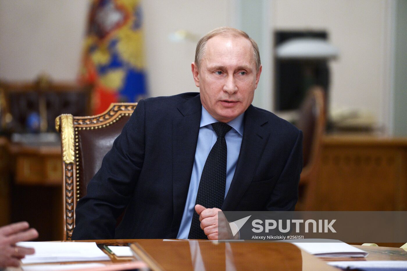 President Vladimir Putin holds meeting on economic issues