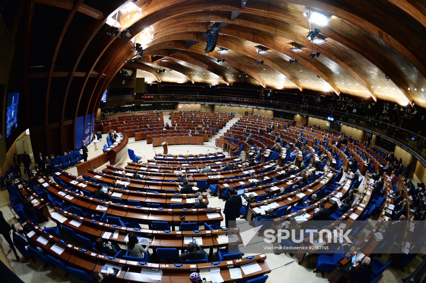 Plenary meeting of the winter session of the Parliamentary Assembly Council of Europe