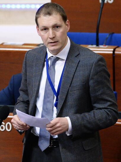 Plenary meeting of the winter session of the Parliamentary Assembly Council of Europe