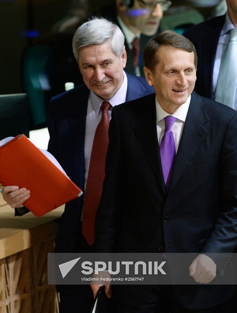 Plenary meeting of the winter session of the Parliamentary Assembly Council of Europe