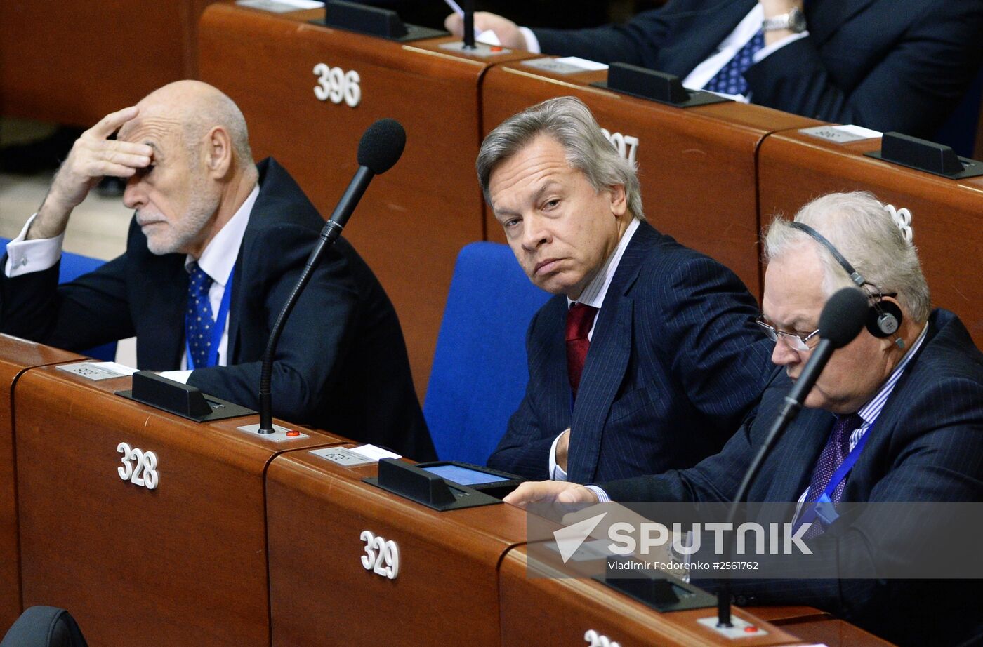 Plenary meeting of the winter session of the Parliamentary Assembly Council of Europe
