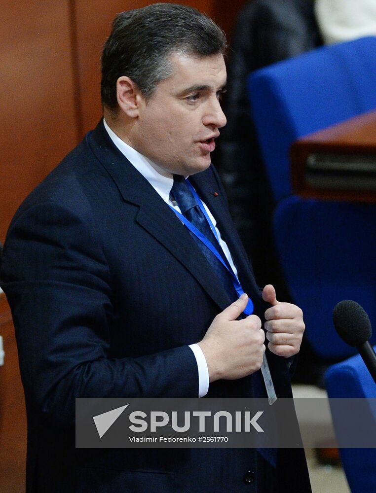 Plenary meeting of the winter session of the Parliamentary Assembly Council of Europe