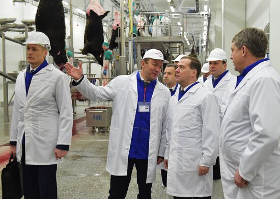 Prime Minister Dmitry Medvedev visits Central Federal District