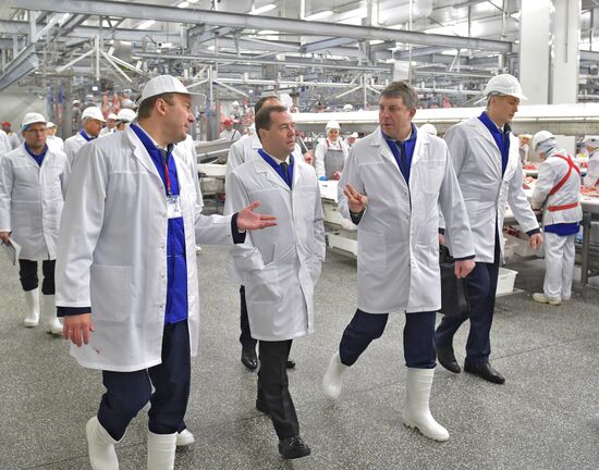 Prime Minister Dmitry Medvedev visits Central Federal District