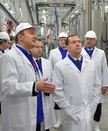 Prime Minister Dmitry Medvedev visits Central Federal District