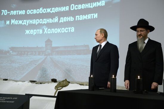 President Vladimir Putin attends International Holocaust Remembrance Day events