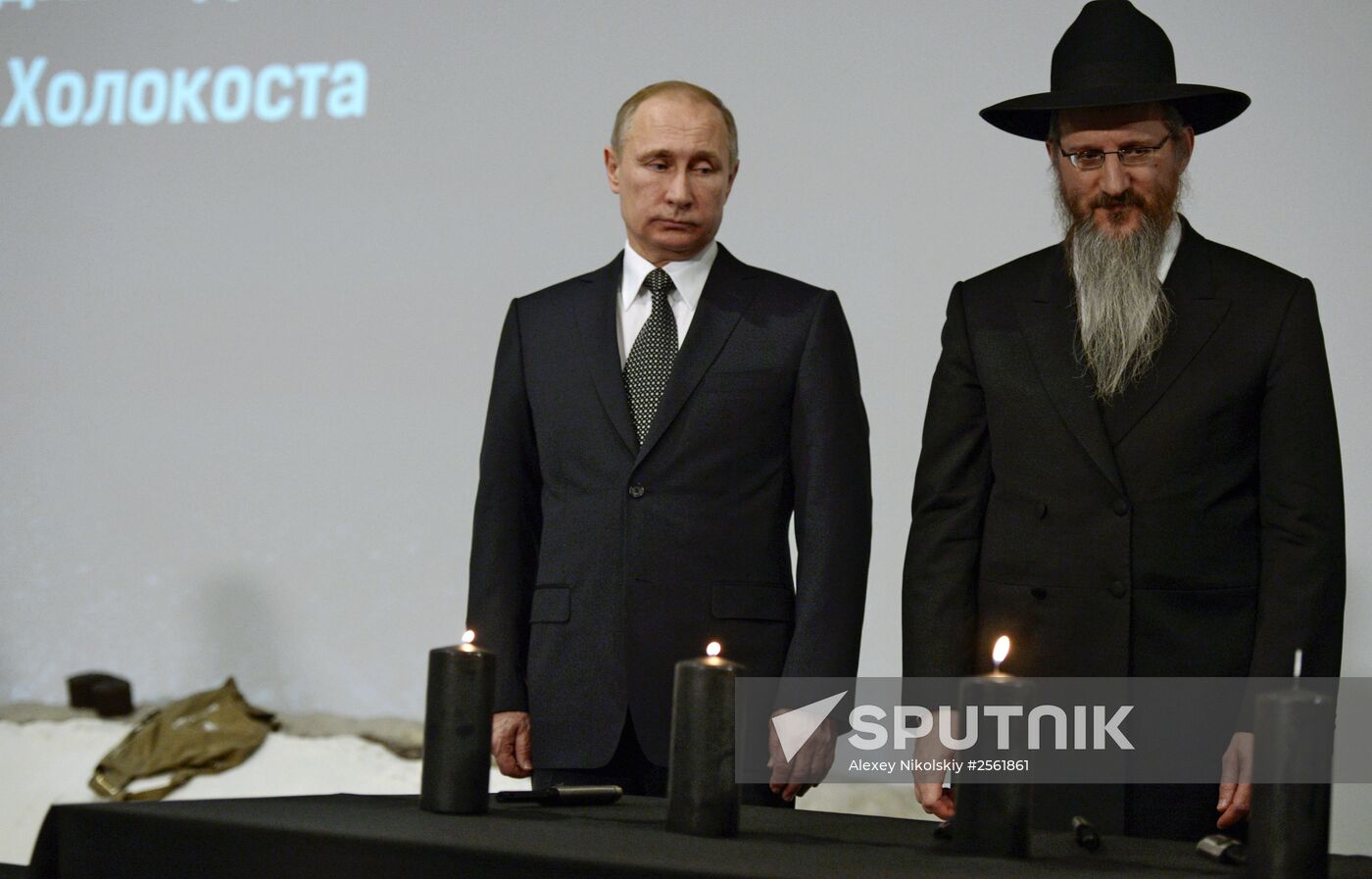 President Vladimir Putin attends International Holocaust Remembrance Day events