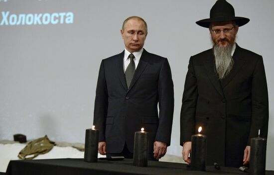 President Vladimir Putin attends International Holocaust Remembrance Day events