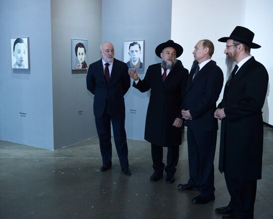 President Vladimir Putin attends International Holocaust Remembrance Day events