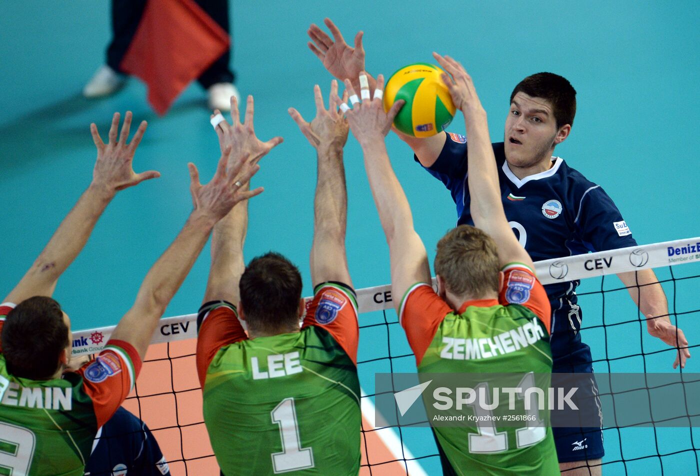 Volleyball. Champions League. Lokomotiv vs. Marek Union-Ivkoni