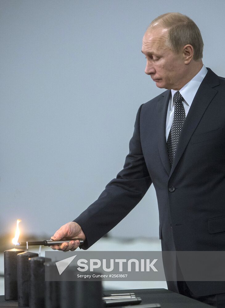 President Vladimir Putin attends International Holocaust Remembrance Day events