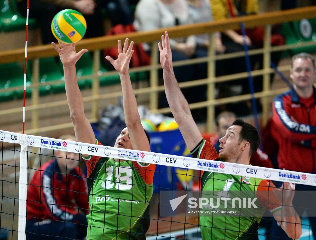 Volleyball. Champions League. Lokomotiv vs. Marek Union-Ivkoni