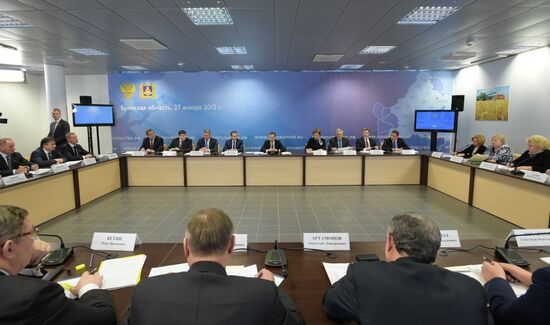 Prime Minister Dmitry Medvedev visits Central Federal District