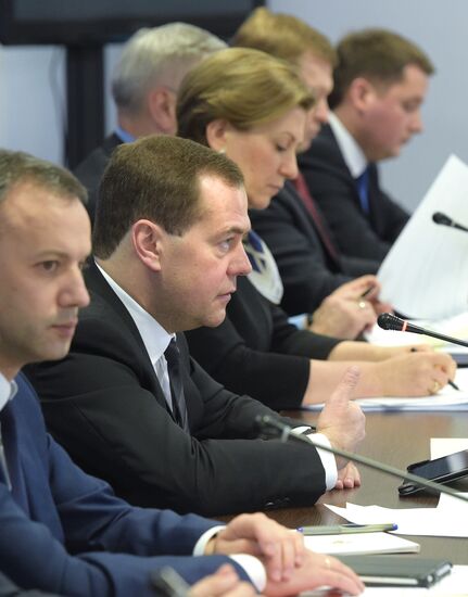Prime Minister Dmitry Medvedev visits Central Federal District