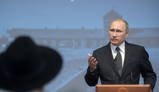 President Vladimir Putin attends International Holocaust Remembrance Day events