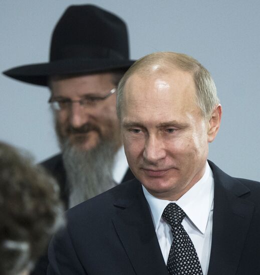 President Vladimir Putin attends International Holocaust Remembrance Day events