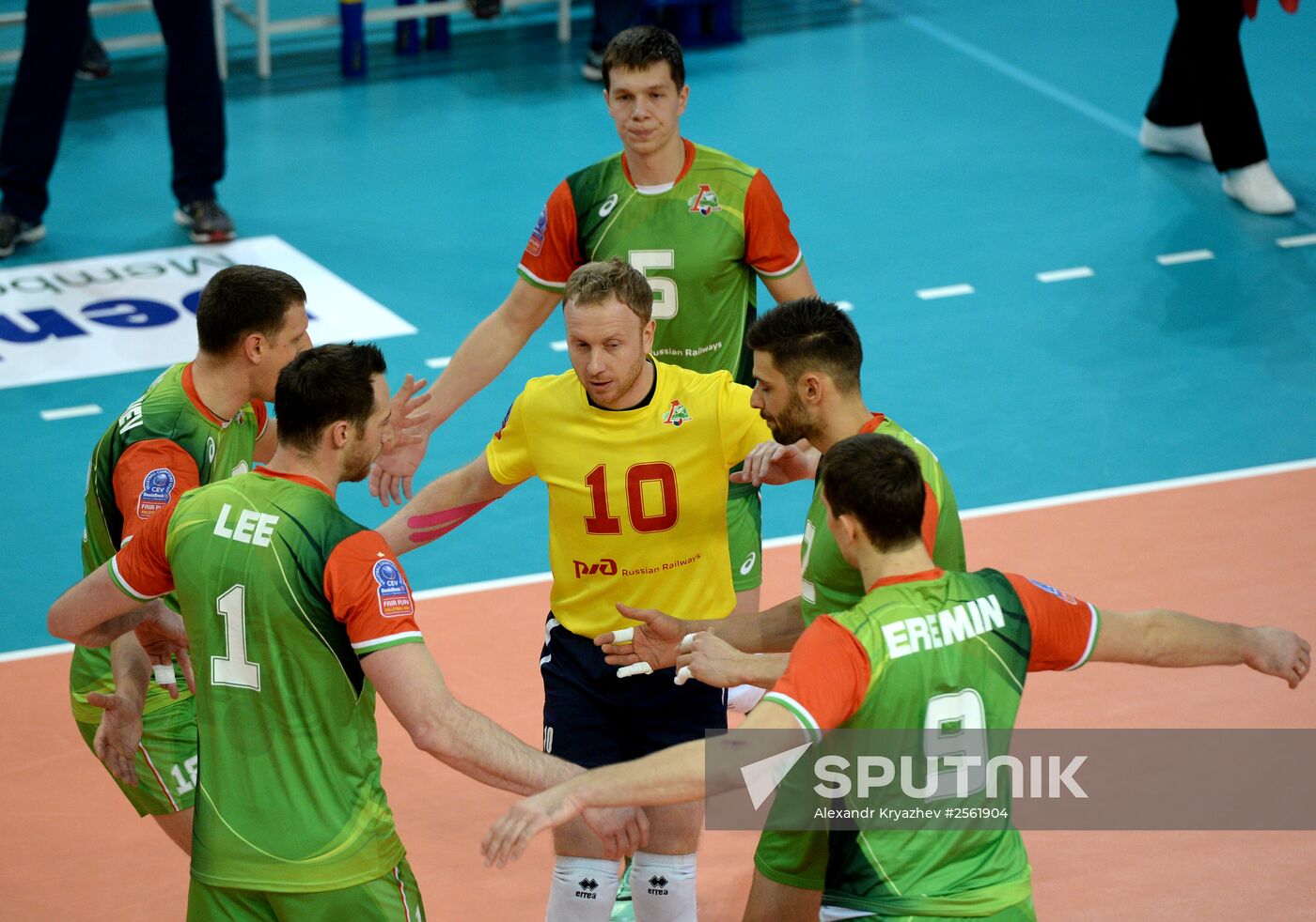 Volleyball. Champions League. Lokomotiv vs. Marek Union-Ivkoni