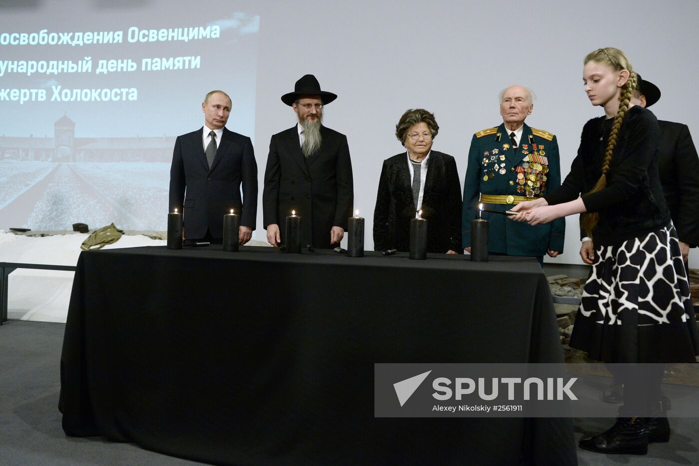 President Vladimir Putin attends International Holocaust Remembrance Day events