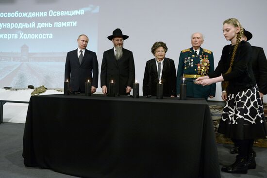 President Vladimir Putin attends International Holocaust Remembrance Day events