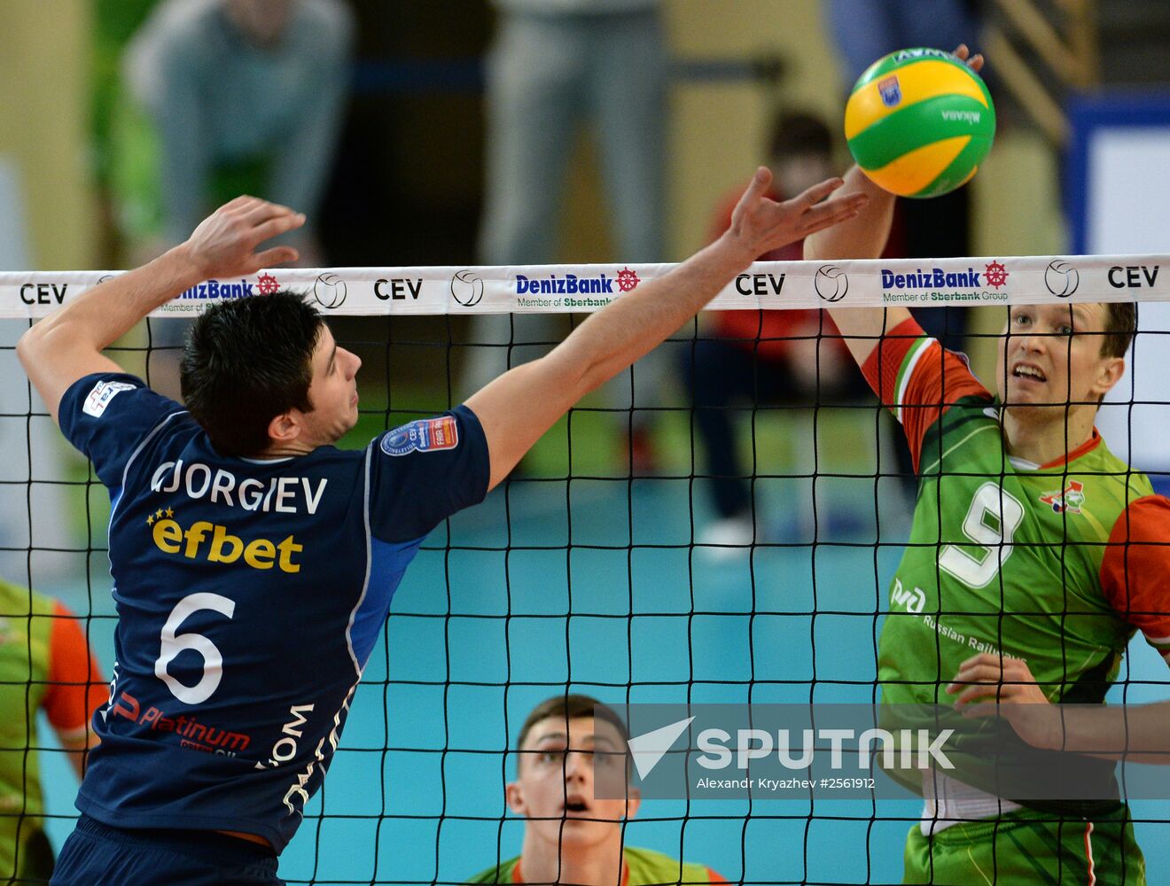 Volleyball. Champions League. Lokomotiv vs. Marek Union-Ivkoni