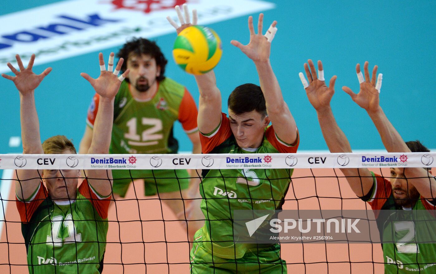 Volleyball. Champions League. Lokomotiv vs. Marek Union-Ivkoni