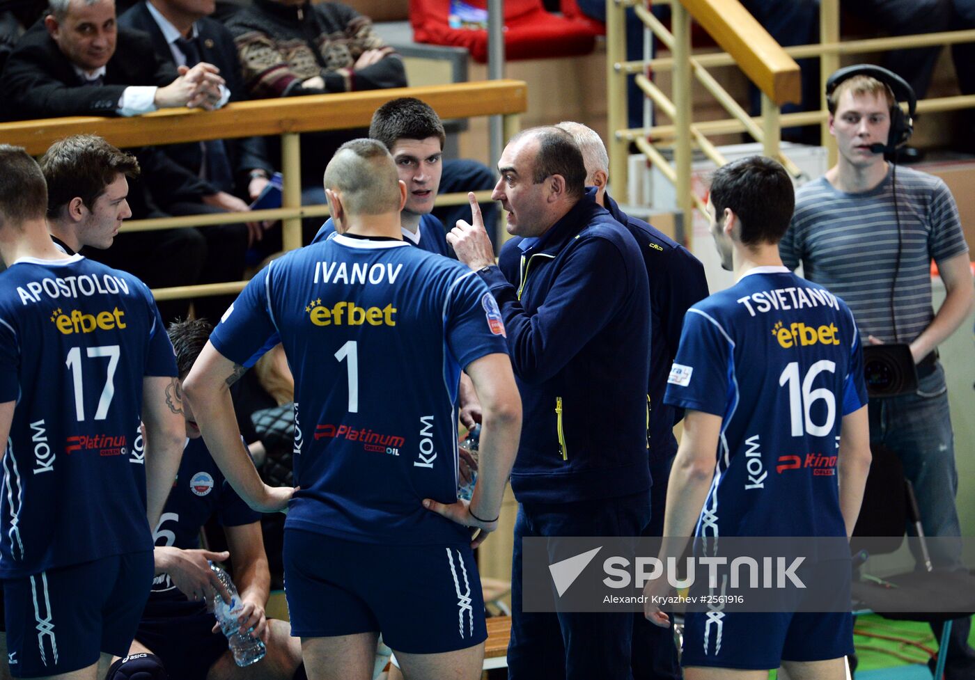 Volleyball. Champions League. Lokomotiv vs. Marek Union-Ivkoni