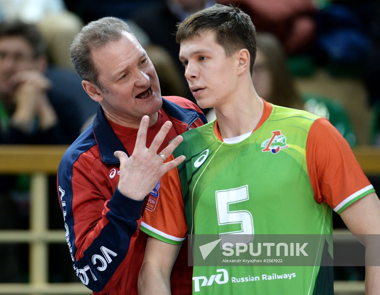 Volleyball. Champions League. Lokomotiv vs. Marek Union-Ivkoni